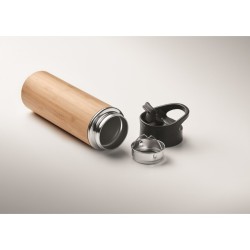 Nanda Bambusová dvoustěnná láhev