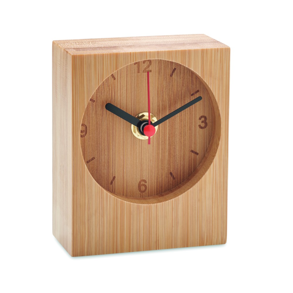 CLAMBU Bambusové stolní hodiny
