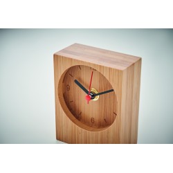 CLAMBU Bambusové stolní hodiny