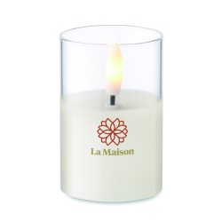 XANDLE Malá LED svíčka ve skle