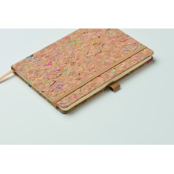 CORNOTA Barevný korkový zápisník A5