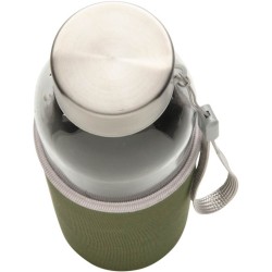 Skleněná lahev v neoprenovém obalu