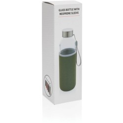 Skleněná lahev v neoprenovém obalu
