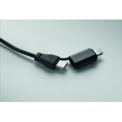 BULE Přívěsek na klíče s kabelem 4v1