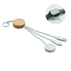 BULE Přívěsek na klíče s kabelem 4v1