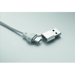 BULE Přívěsek na klíče s kabelem 4v1