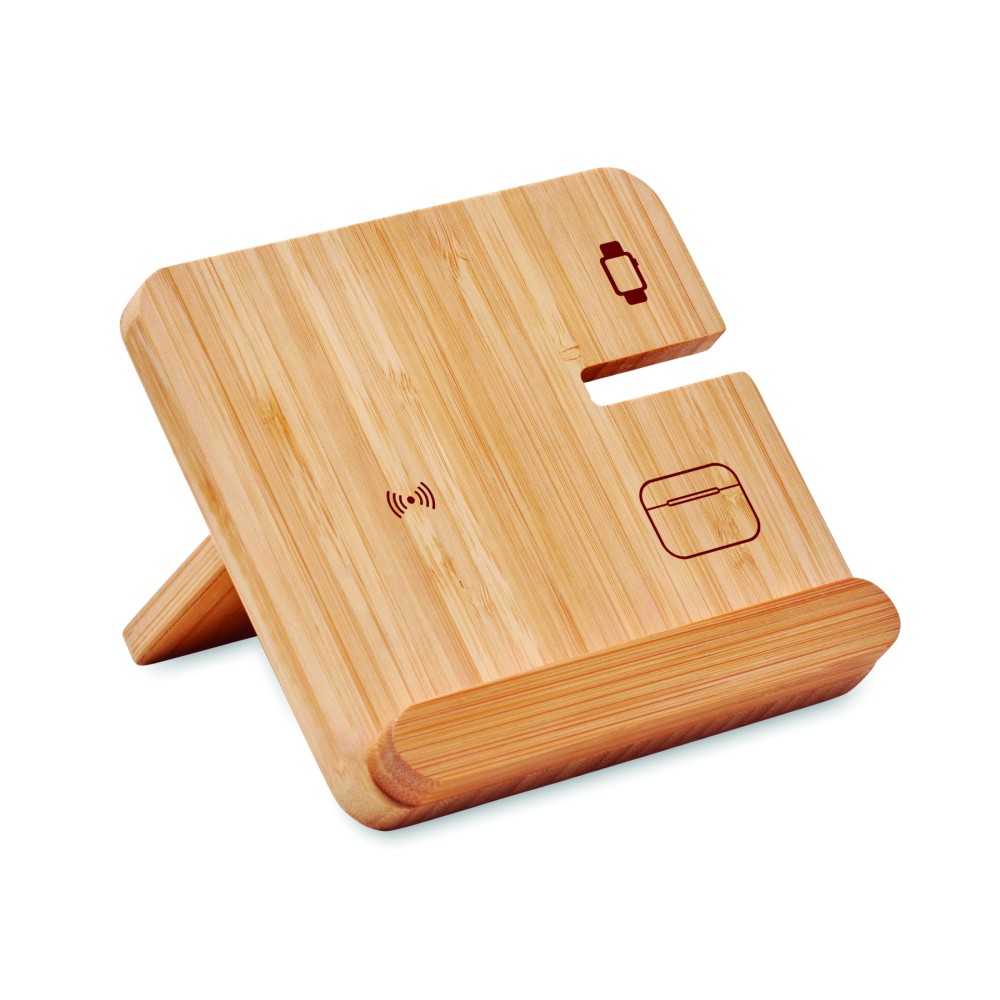 BOOGAR 15W bezdrátová nabíječka 3v1