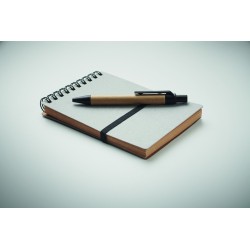 NOTIE Recyklovaný zápisník s propiskou