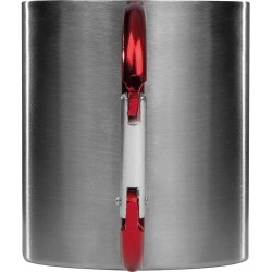 Kovový hrnek s karabinou