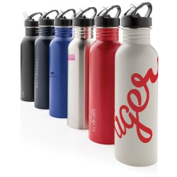 Športová fľaša na vodu z nehrdzavejúcej ocele