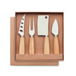 CAMEMBERT Sada 4 nožů na sýr