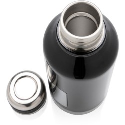 Nepropustná termo láhev s plíškem na logo