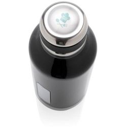 Nepropustná termo láhev s plíškem na logo