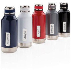 Nepropustná termo láhev s plíškem na logo