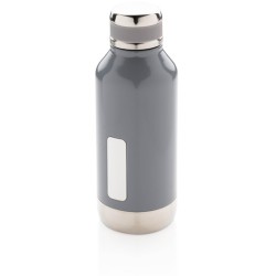 Nepropustná termo láhev s plíškem na logo