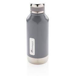 Nepropustná termo láhev s plíškem na logo