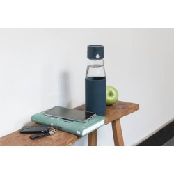 Skleněná láhev Ukiyo sledující pitný režim