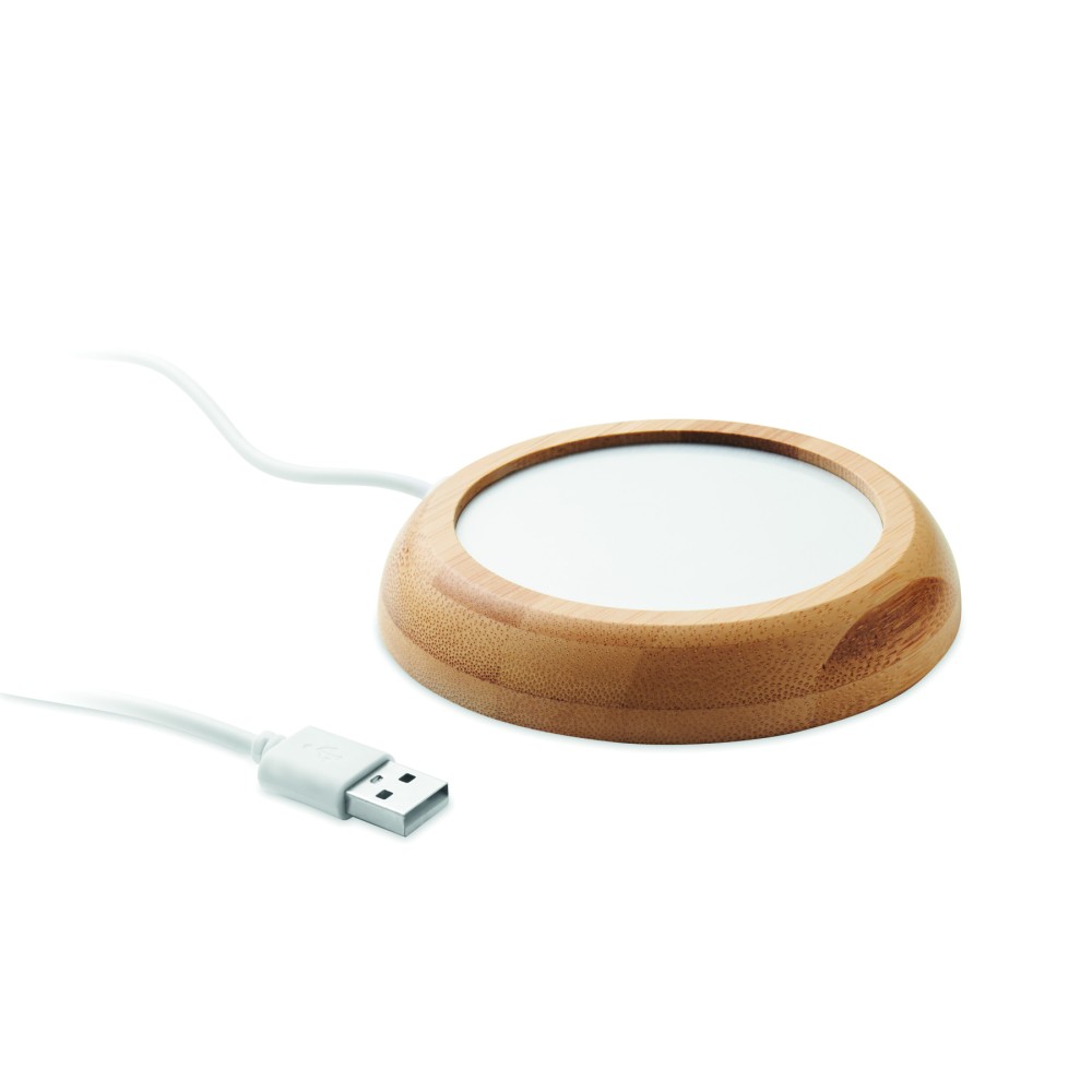 MUGLET Bambusový USB ohřívač hrnků