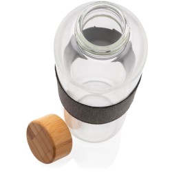 Skleněná láhev s bambusovým uzávěrem Impact