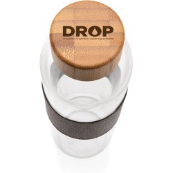 Skleněná láhev s bambusovým uzávěrem Impact