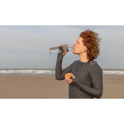 Skleněná láhev s bambusovým uzávěrem Impact