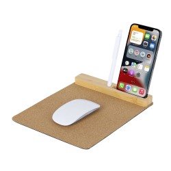 Dannax Multifunkční podložka pod myš vyrobená z korku a bambusu