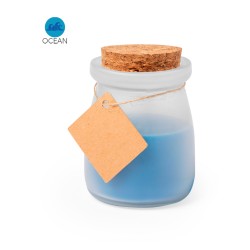 Tepor Svíčka v křišťálové nádobě