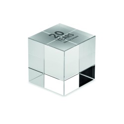 KUBEWARD Skleněná cena ve tvaru kostky
