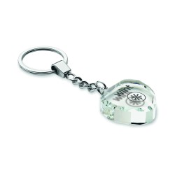 HEARTWARD Skleněný přívěsek tvaru srdce