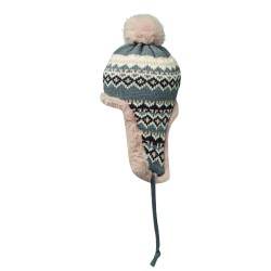 YULONG Pletená čepice s klapkami