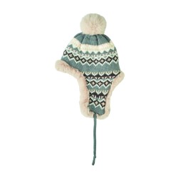 YULONG Pletená čepice s klapkami