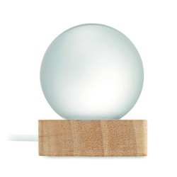 LIGHT Skleněná koule s LED