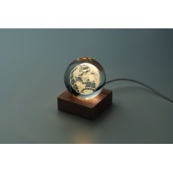 GLOBE LIGHT Skleněný globus s LED