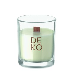 KIVAS WOOD Svíčka z rostlinného vosku 80g