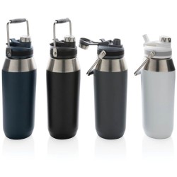 Nerezová termo láhev s duálním uzávěrem 1l