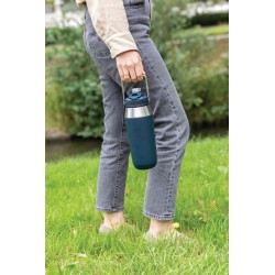 Nerezová termo láhev s duálním uzávěrem 1l