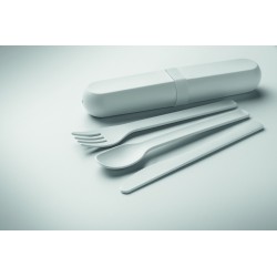 BITEFUL Sada příborů a pouzdro z PLA