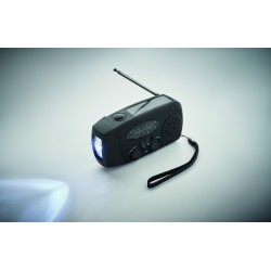 ONDA Přenosné rádio s LED svítilnou