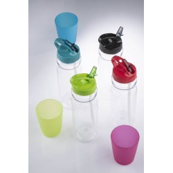 Láhev na vodu se slámou 700 ml TRANCE