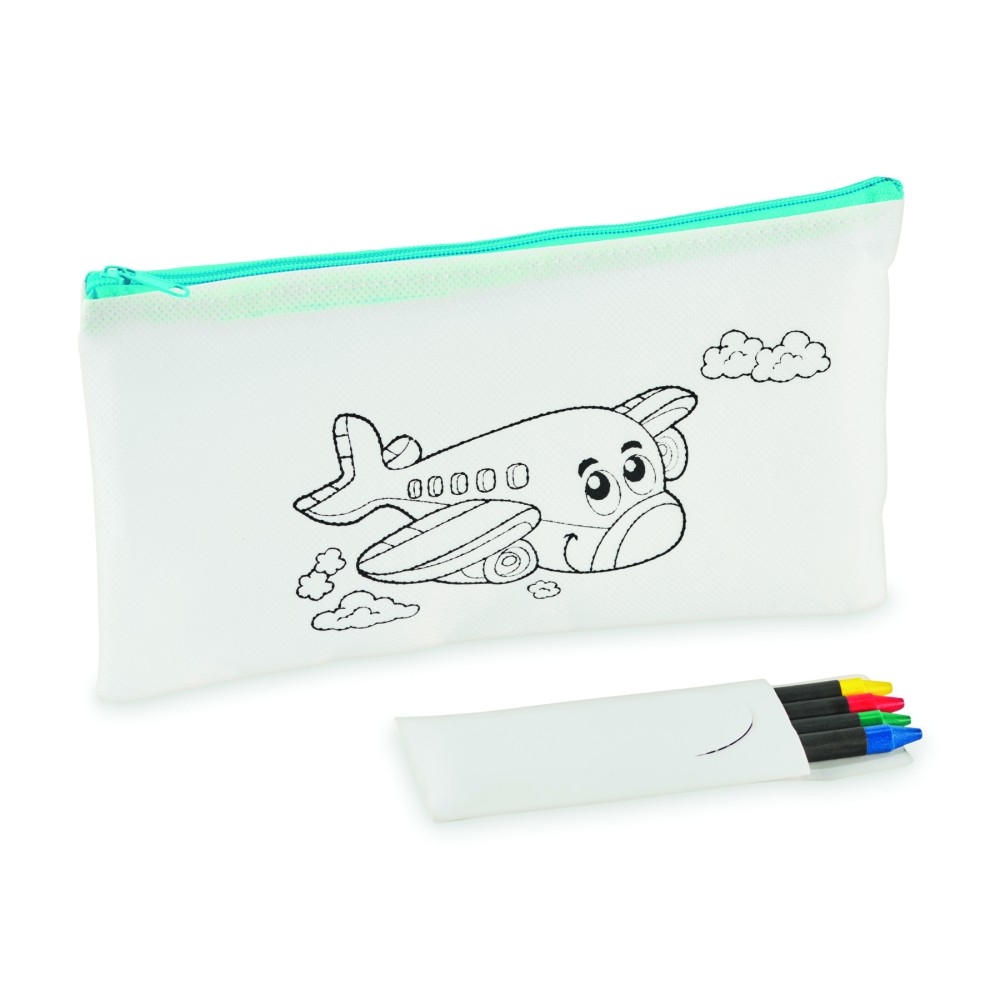 CRAY Penál se 4 pastelkami