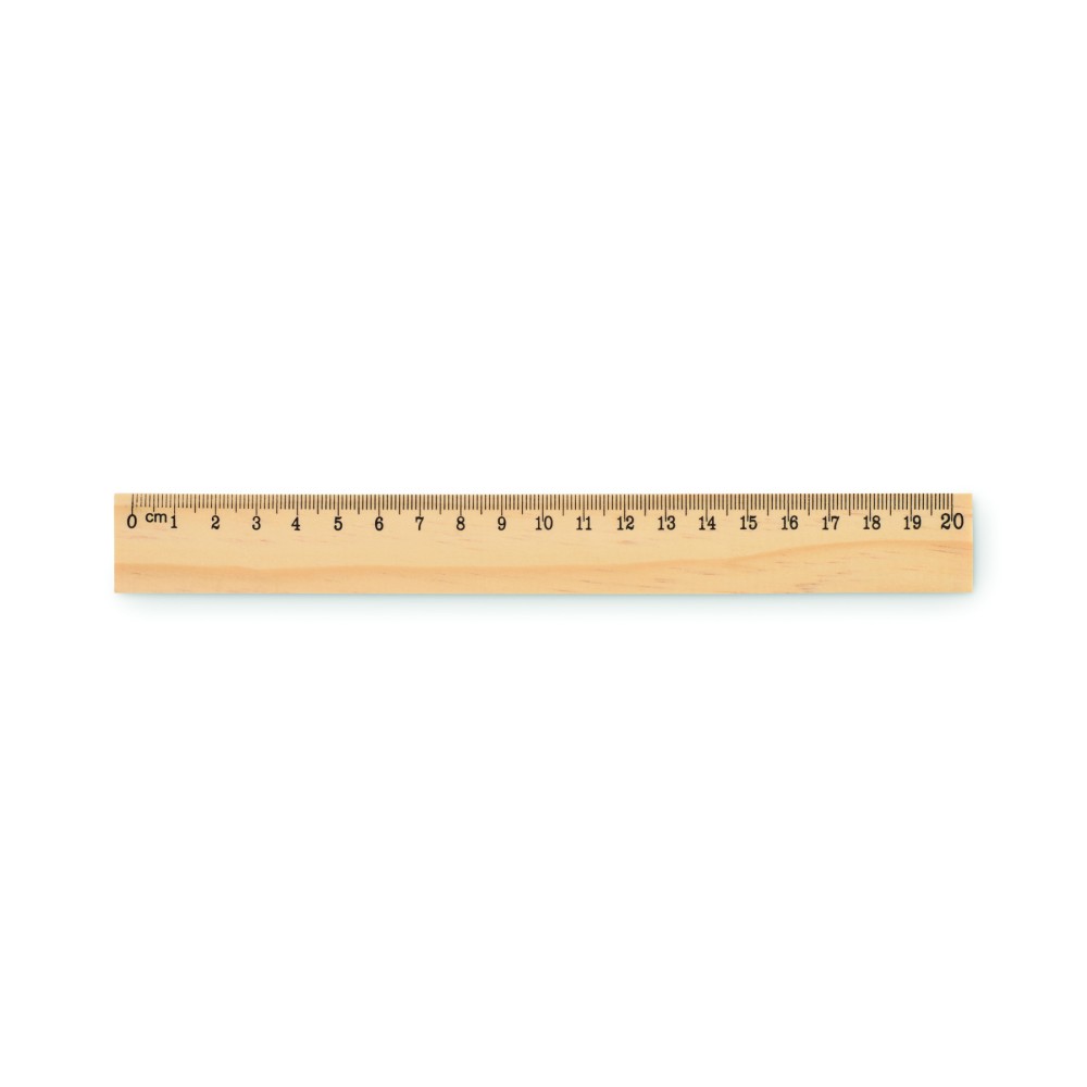 RULER20 Dřevěné pravítko 20 cm