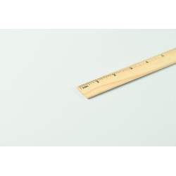 RULER20 Dřevěné pravítko 20 cm