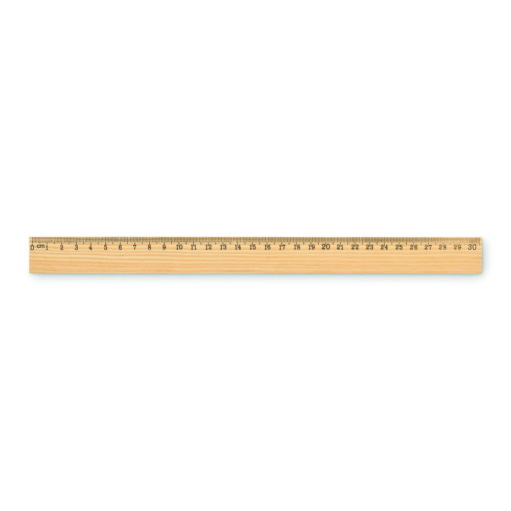 RULER30 Dřevěné pravítko 30 cm