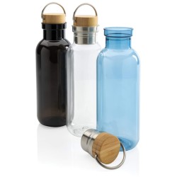 Lahev na vodu z GRS RPET s FSC bambusovým uzávěrem a madlem