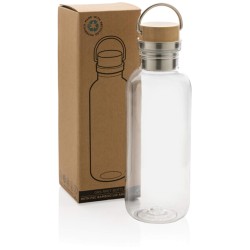 Lahev na vodu z GRS RPET s FSC bambusovým uzávěrem a madlem