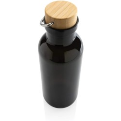 Lahev na vodu z GRS RPET s FSC bambusovým uzávěrem a madlem