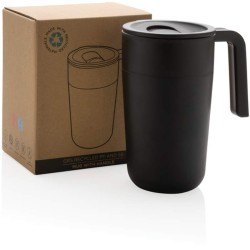 Hrnek s madlem z GRS recyklované oceli a plastu