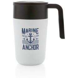 Hrnek s madlem z GRS recyklované oceli a plastu