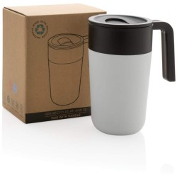 Hrnek s madlem z GRS recyklované oceli a plastu