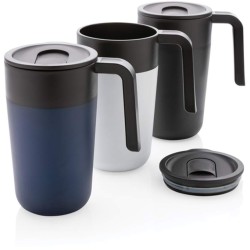 Hrnek s madlem z GRS recyklované oceli a plastu